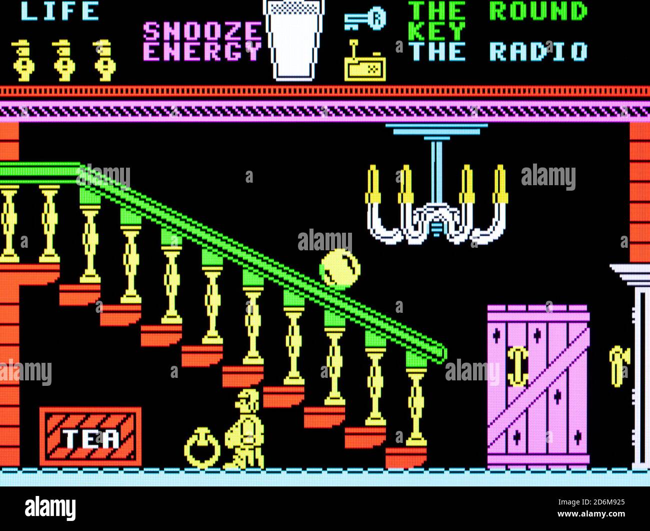 Pyjamarama ! - Sinclair ZX Spectrum Videogame - usage éditorial seulement Banque D'Images