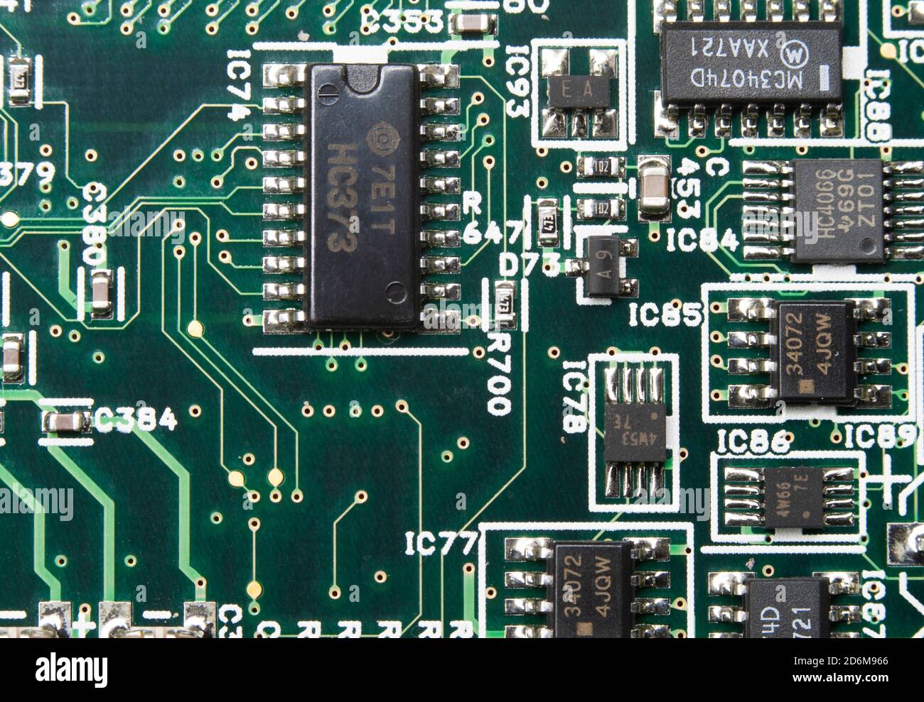 Carte électronique de l'ordinateur portable Banque D'Images