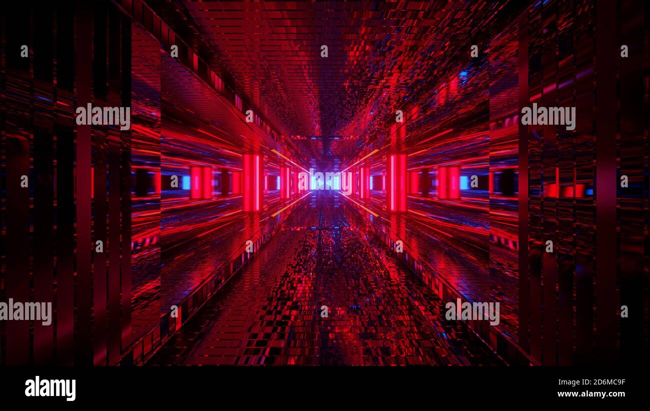 Arrière-plan de l'illustration 3d uhd 4K à spectre futuriste laser rouge  Photo Stock - Alamy