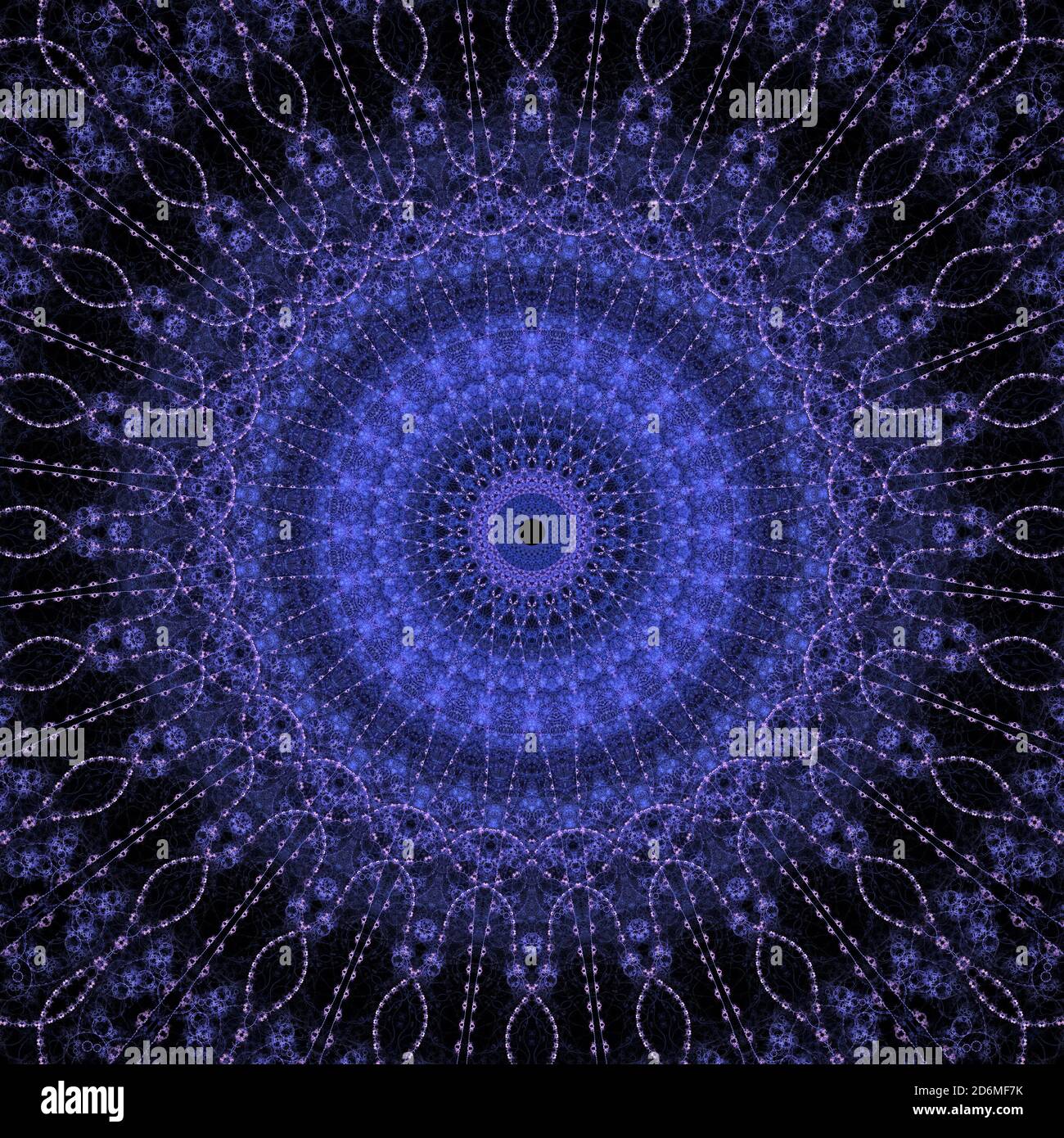 Mandala Fractal Art Banque D'Images