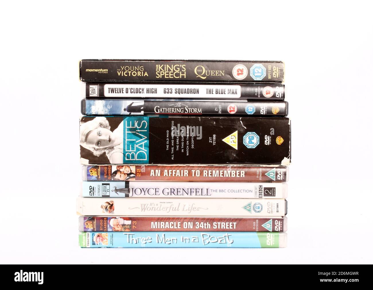 Où: Quand: Qui: Quoi: Pourquoi: Description: Le Jeune Victoria, le Speach du Roi, la Reine, le Haut douze heures, 633 escadron, le Blue Max, Banque D'Images