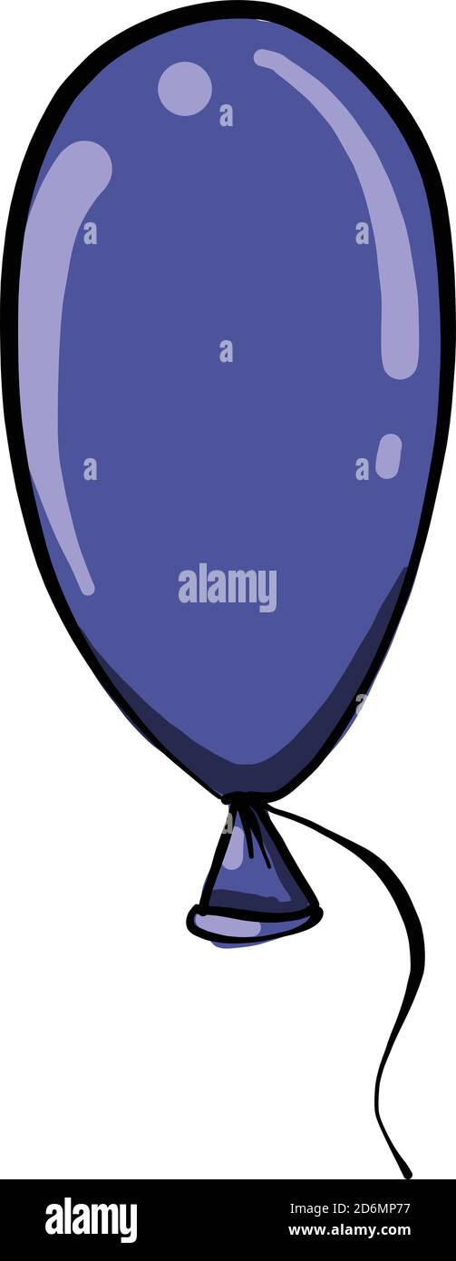 Bulle bleue, illustration, vecteur sur fond blanc Illustration de Vecteur