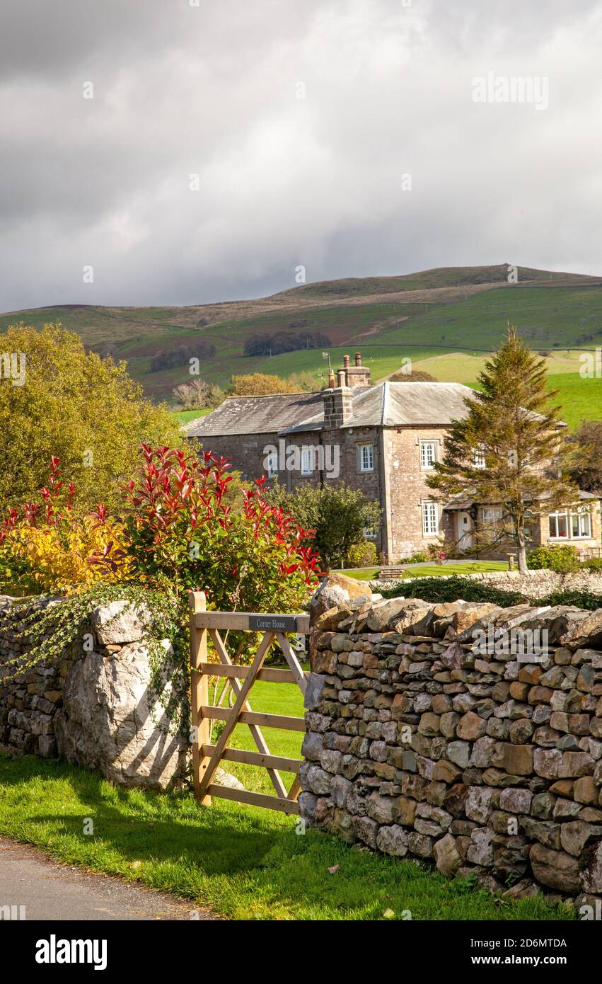 Manoir dans le parc national de Yorkshire Dales à plus haut Casterton Banque D'Images