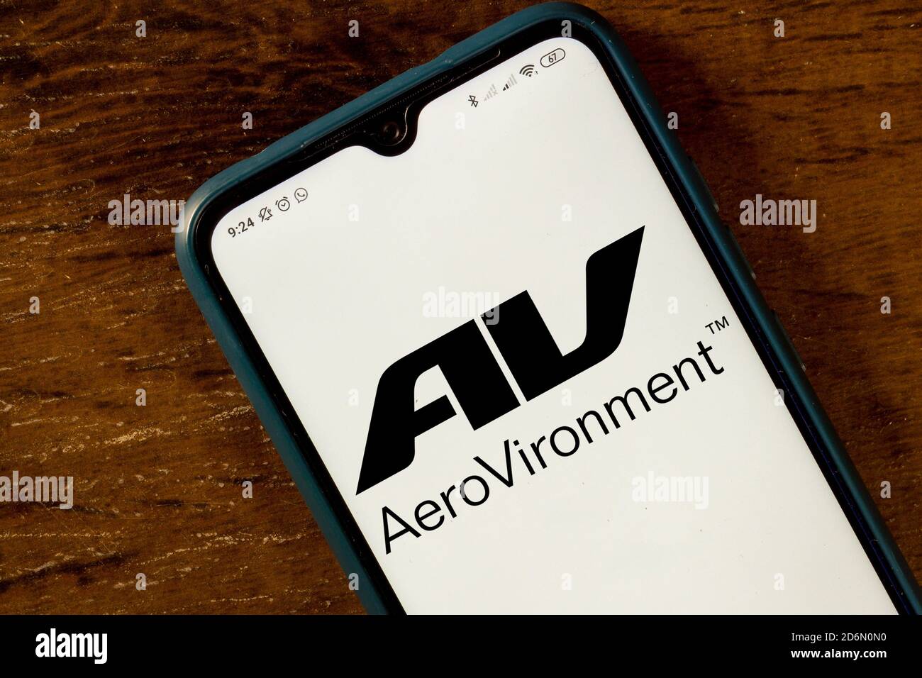 Brésil. 19 septembre 2020. Dans cette illustration, le logo AeroVironment affiché sur un smartphone. Credit: Rafael Henrique/SOPA Images/ZUMA Wire/Alamy Live News Banque D'Images