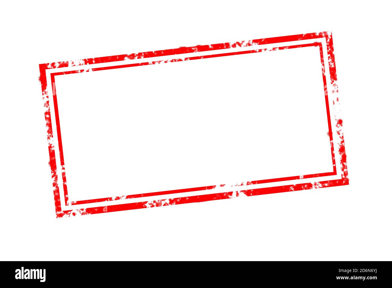 Cadre carré de tampon en caoutchouc rouge, tampon vierge pour le texte,  idées avec espace de copie, isolé Photo Stock - Alamy