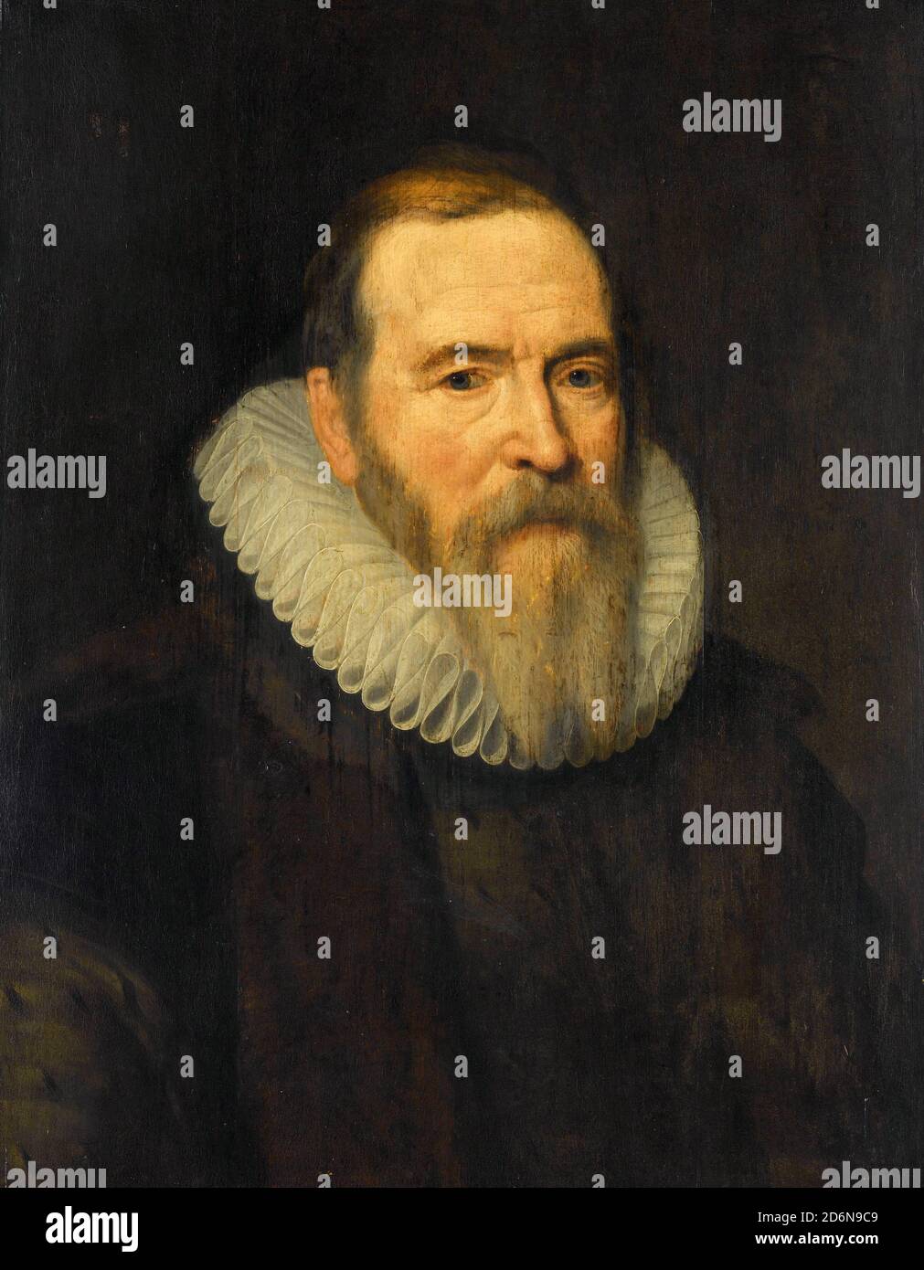 Johan van Oldenbarnevelt, fondateur de la société néerlandaise des Indes orientales. La « United East India Company », ou « United East Indies Company » (également connue sous l'abréviation « VOC » en néerlandais) (1547 – 1619), homme d'État hollandais qui a joué un rôle important dans la lutte néerlandaise pour l'indépendance vis-à-vis de l'Espagne. Banque D'Images