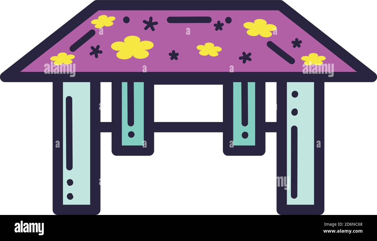 Tableau violet, illustration, vecteur sur fond blanc Illustration de Vecteur