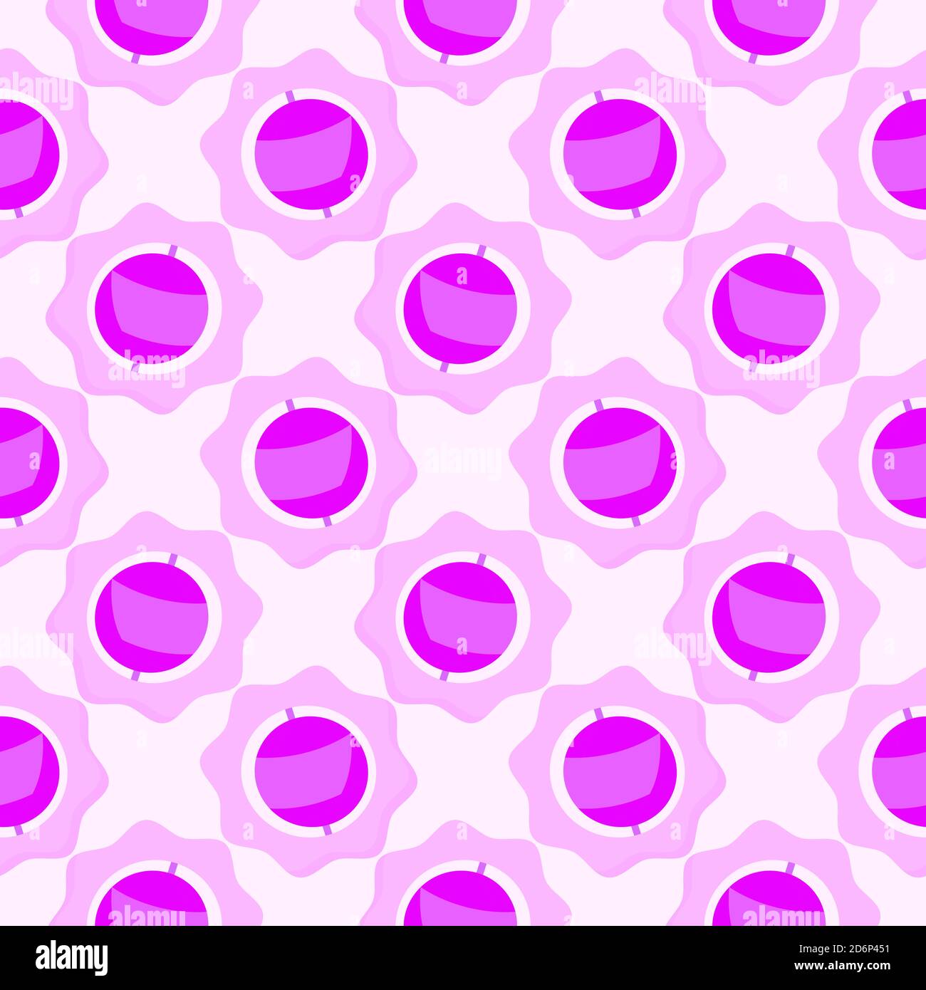 Jouet enfant violet, motif sans couture sur fond rose clair. Illustration de Vecteur