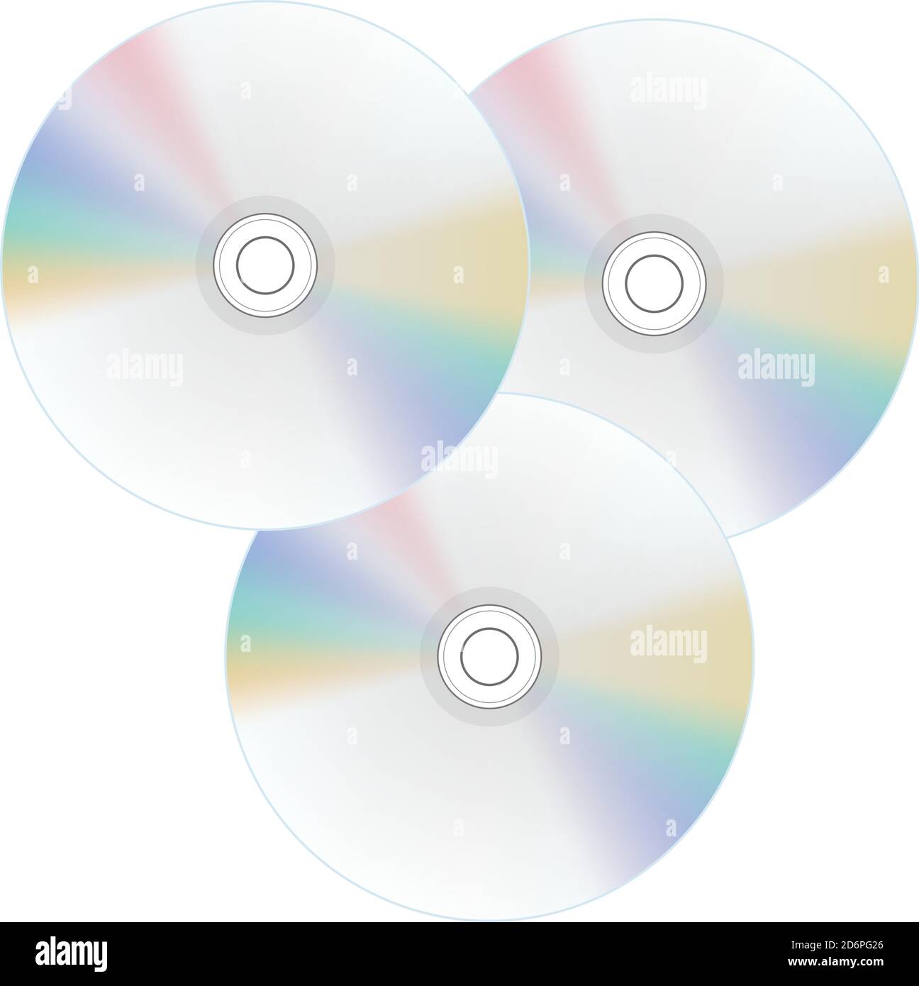 CD, illustration, vecteur sur fond blanc Illustration de Vecteur