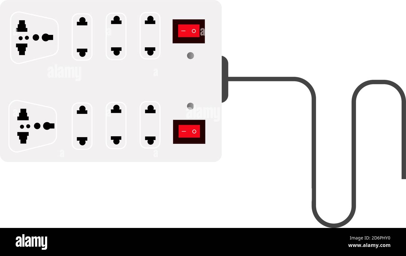 Carte d'extension,illustration, vecteur sur fond blanc. Illustration de Vecteur