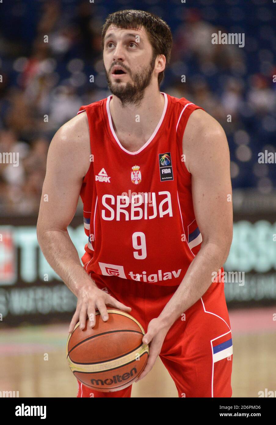 Stefan Markovic. Équipe nationale de basket-ball de Serbie. Tournoi FIBA  OQT, Belgrade 2016 Photo Stock - Alamy