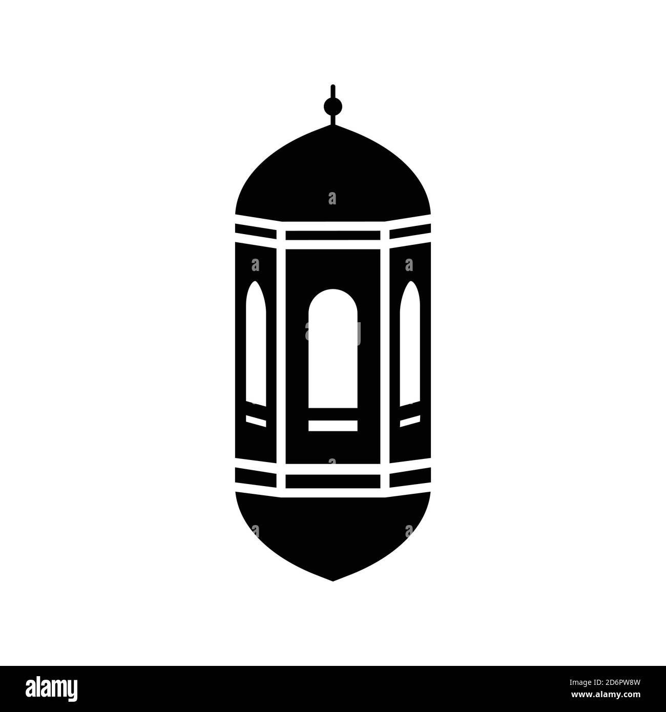 Symbole de lanterne. Anniversaire du prophète à tomber le mois d'octobre. Vecteur de modèle de conception Illustration de Vecteur