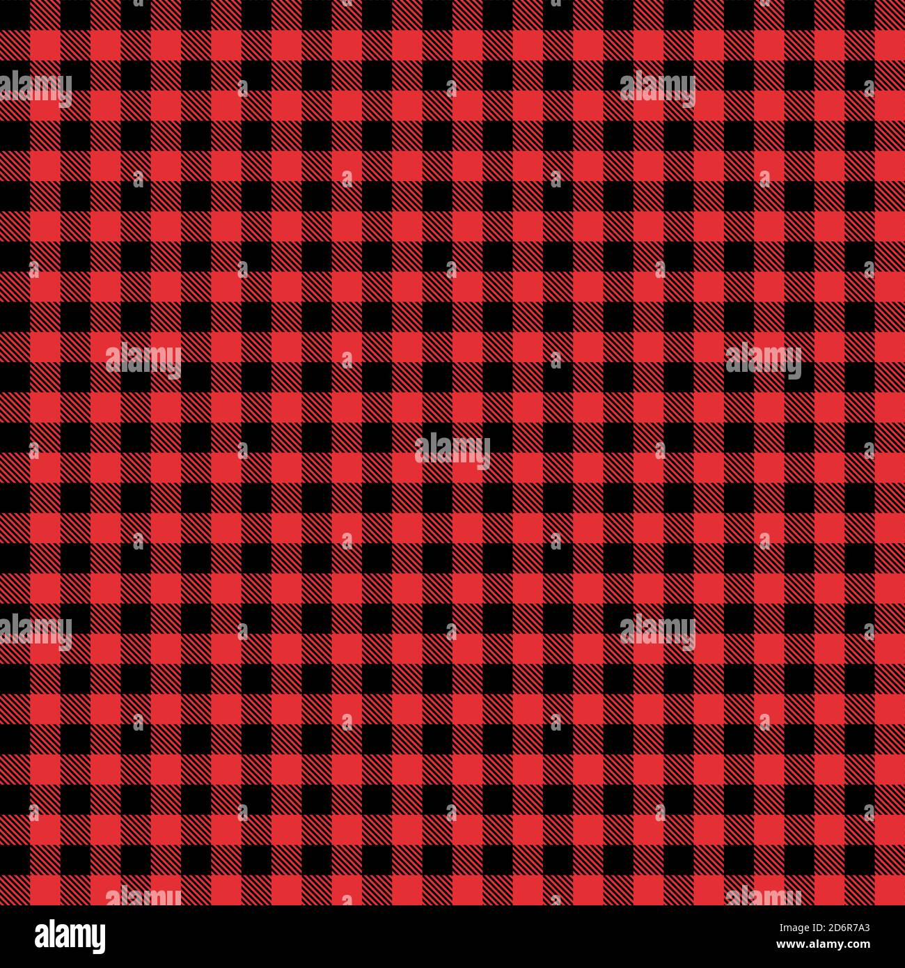 Motif écossais écossais écossais sans couture en écossais à motif écossais rouge et noir écossais. Texture de tartan, de tissu écossais, de nappes, de chemises, de vêtements, de robes, de literie, de couvertures, de textiles. C Illustration de Vecteur