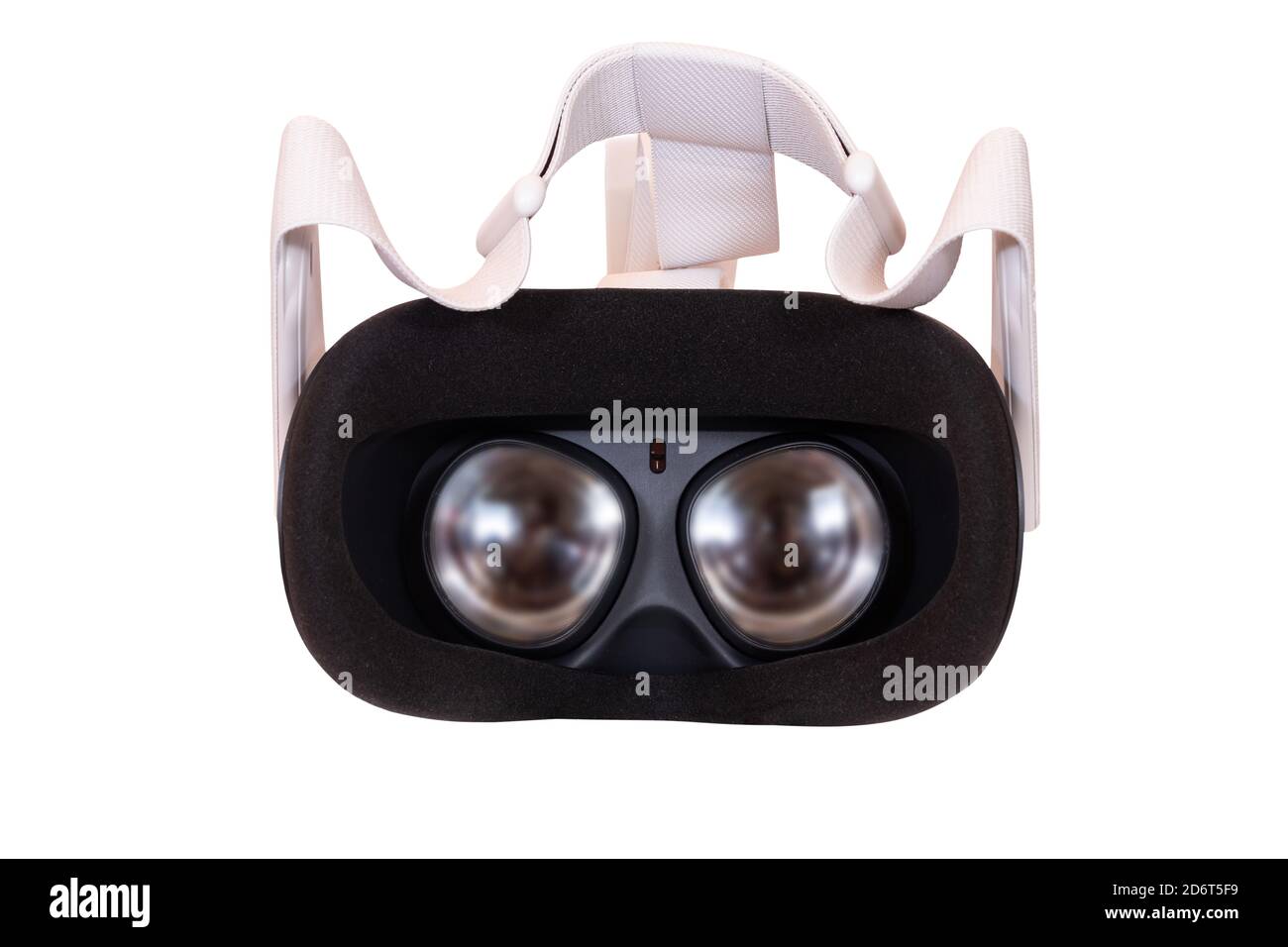 Lunettes de réalité virtuelle sur fond blanc Banque D'Images