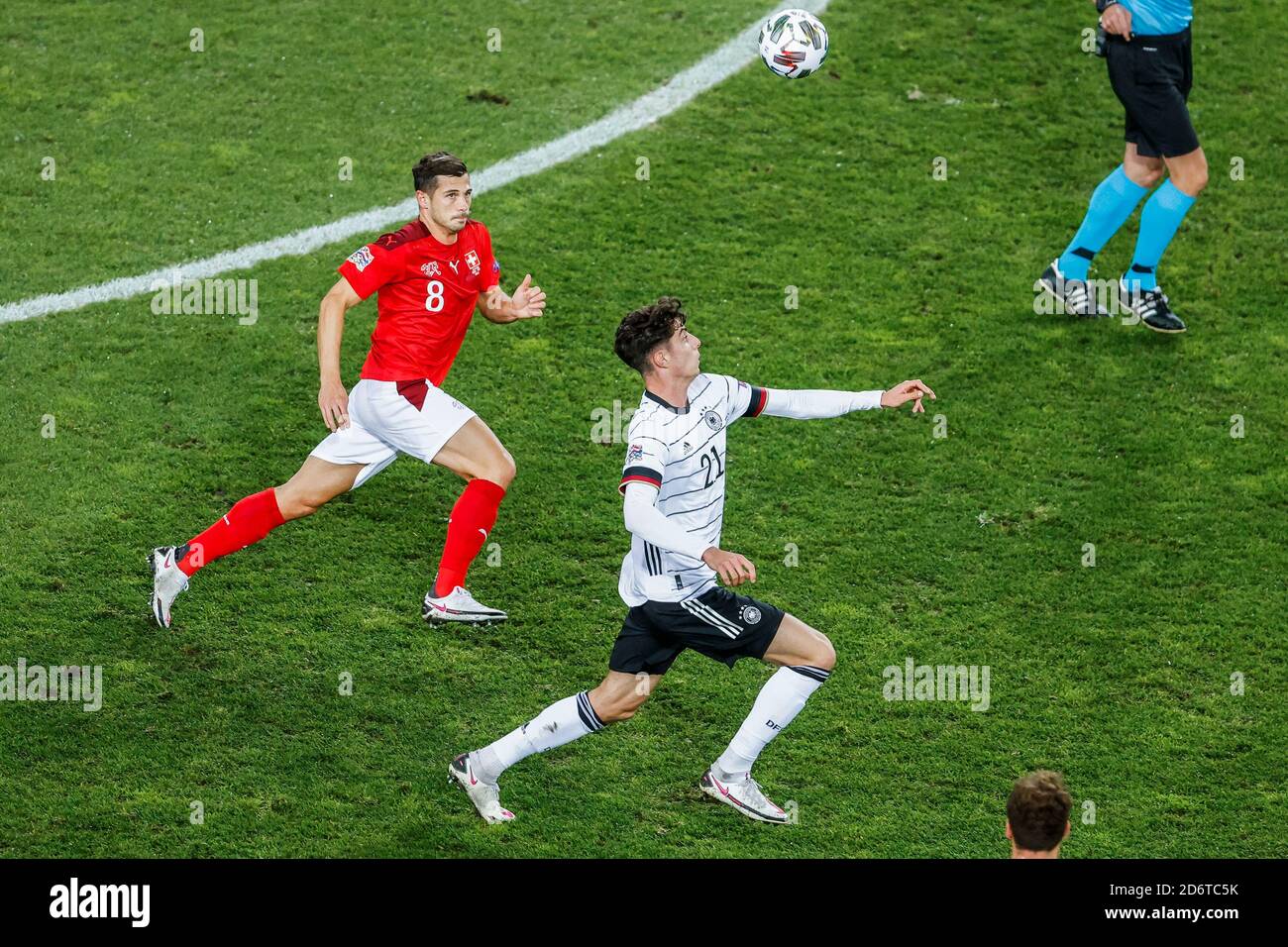 Kai Havertz (Allemagne) court avec le ballon, football Allemagne contre Suisse Banque D'Images