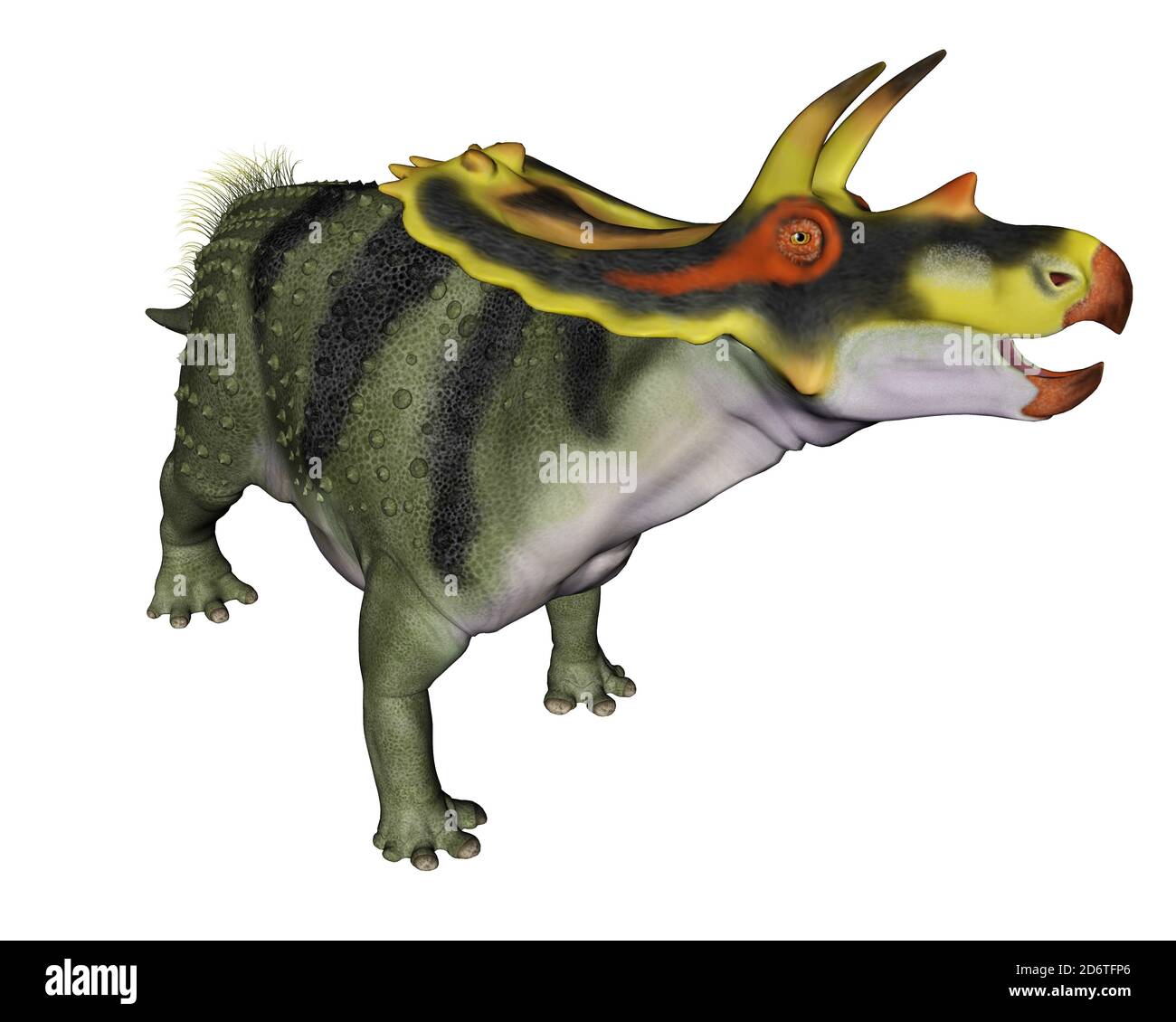 Anchiceratops dinosaure - rendu 3D Banque D'Images