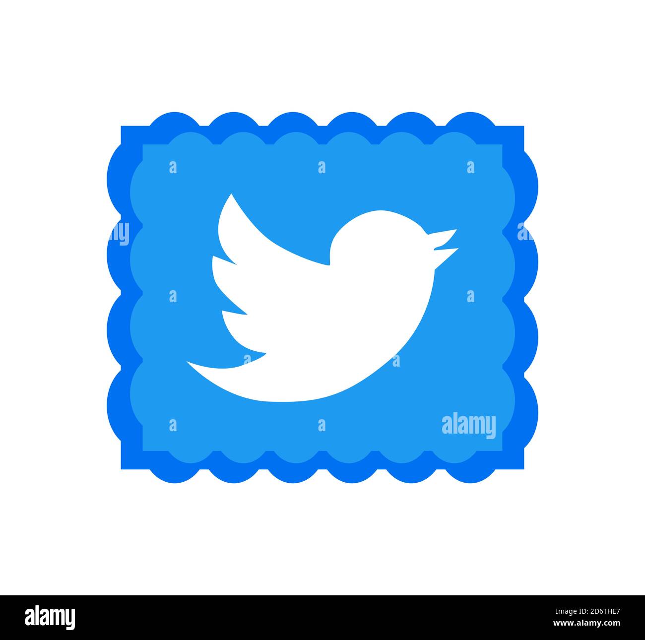 Logo Twitter sur fond blanc. Twitter est un service de réseautage social et  de microblogging . Kharkiv, Ukraine - juin 2020 Photo Stock - Alamy