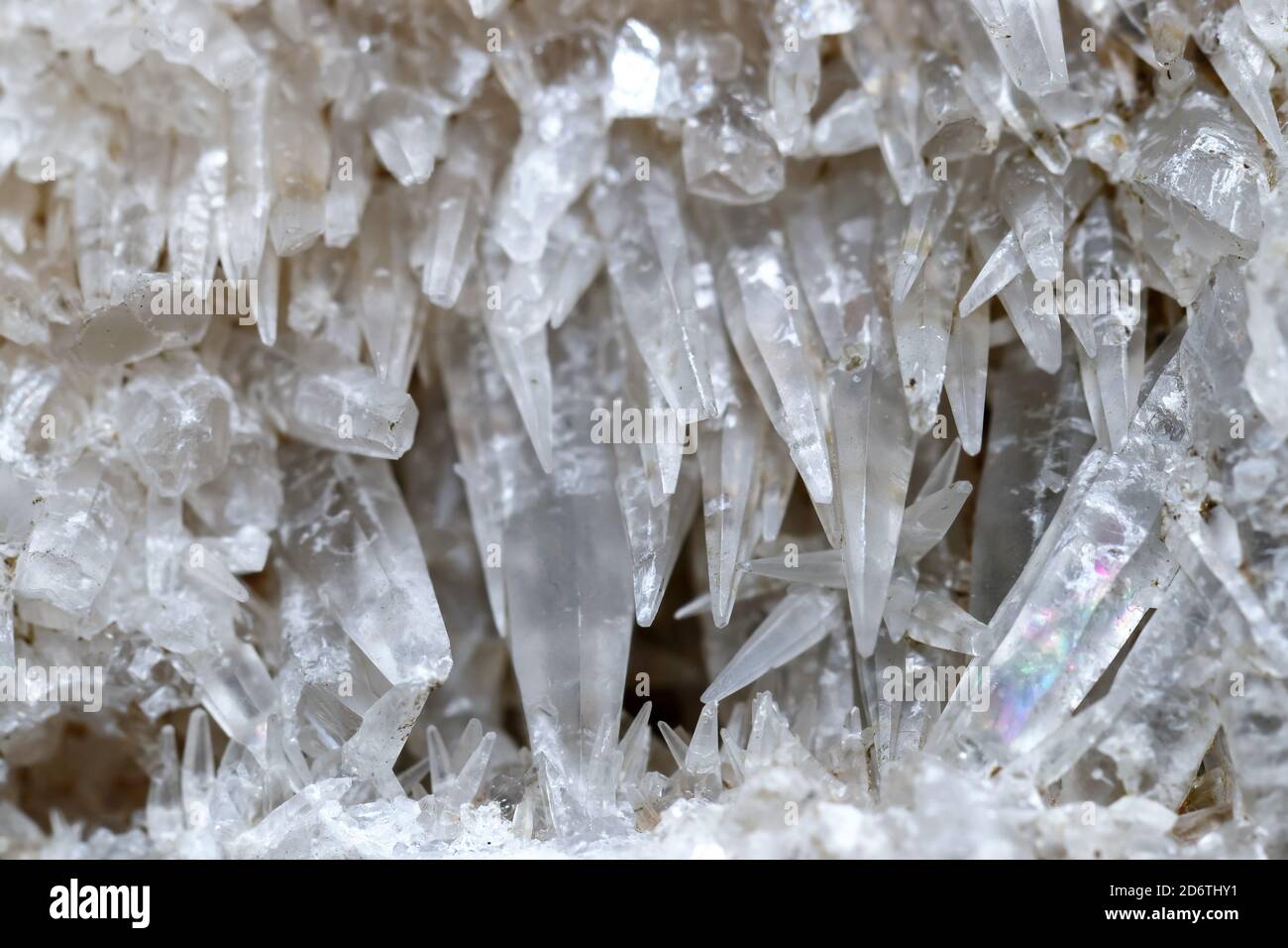 Calcite cristal dans la nature Banque D'Images