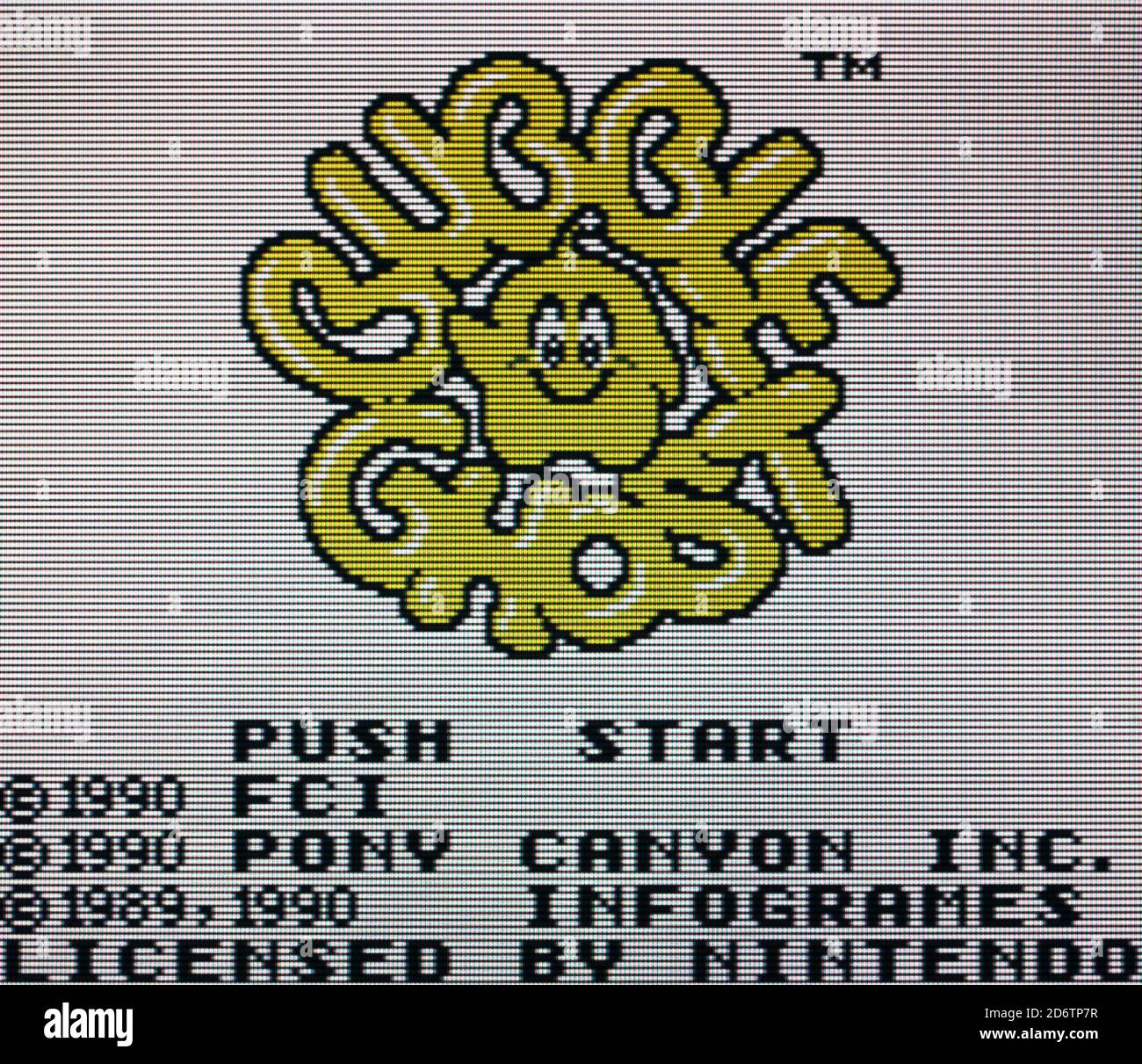 Bubble Ghost - Nintendo Gameboy Videogame - usage éditorial seulement Banque D'Images
