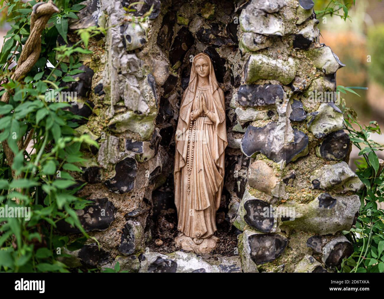 Statue Vierge Marie Banque D'Images