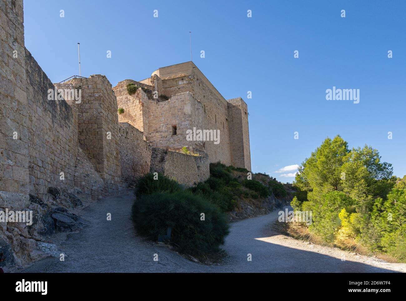 Château médiéval de Miravet dans la province de Tarragone, Espagne Banque D'Images