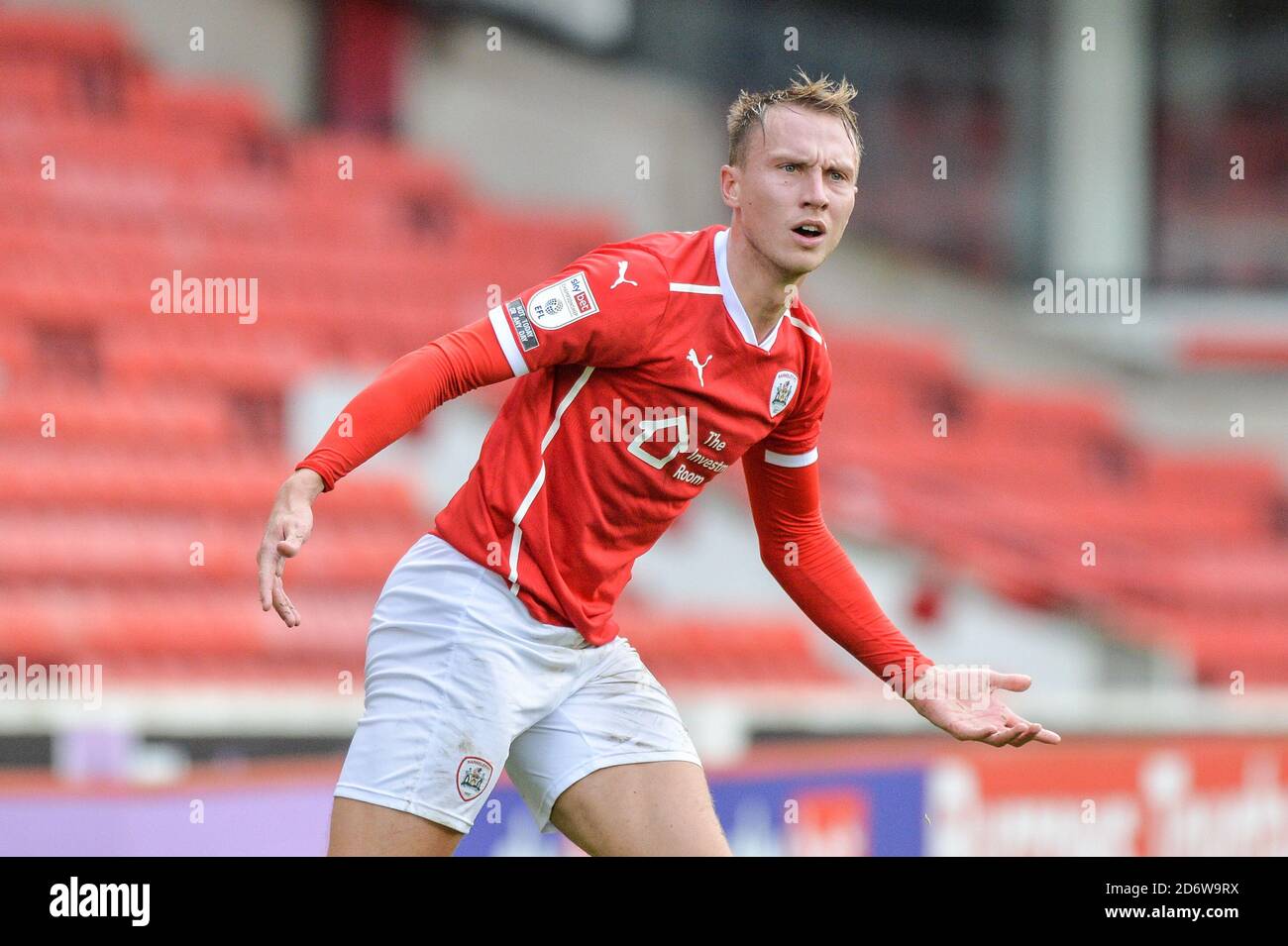 Cauley Woodrow (9) de Barnsley FC Banque D'Images