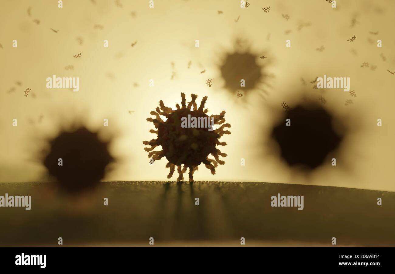 Un virus est un agent infectieux sous-microscopique qui se reproduit uniquement à l'intérieur des cellules vivantes d'un organisme. Les médicaments antiviraux existent. Banque D'Images