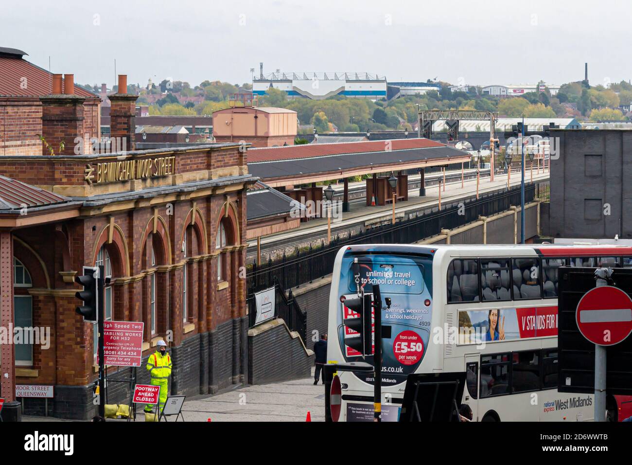 Birmingham Moor Street Station, West Midlands, Royaume-Uni Banque D'Images