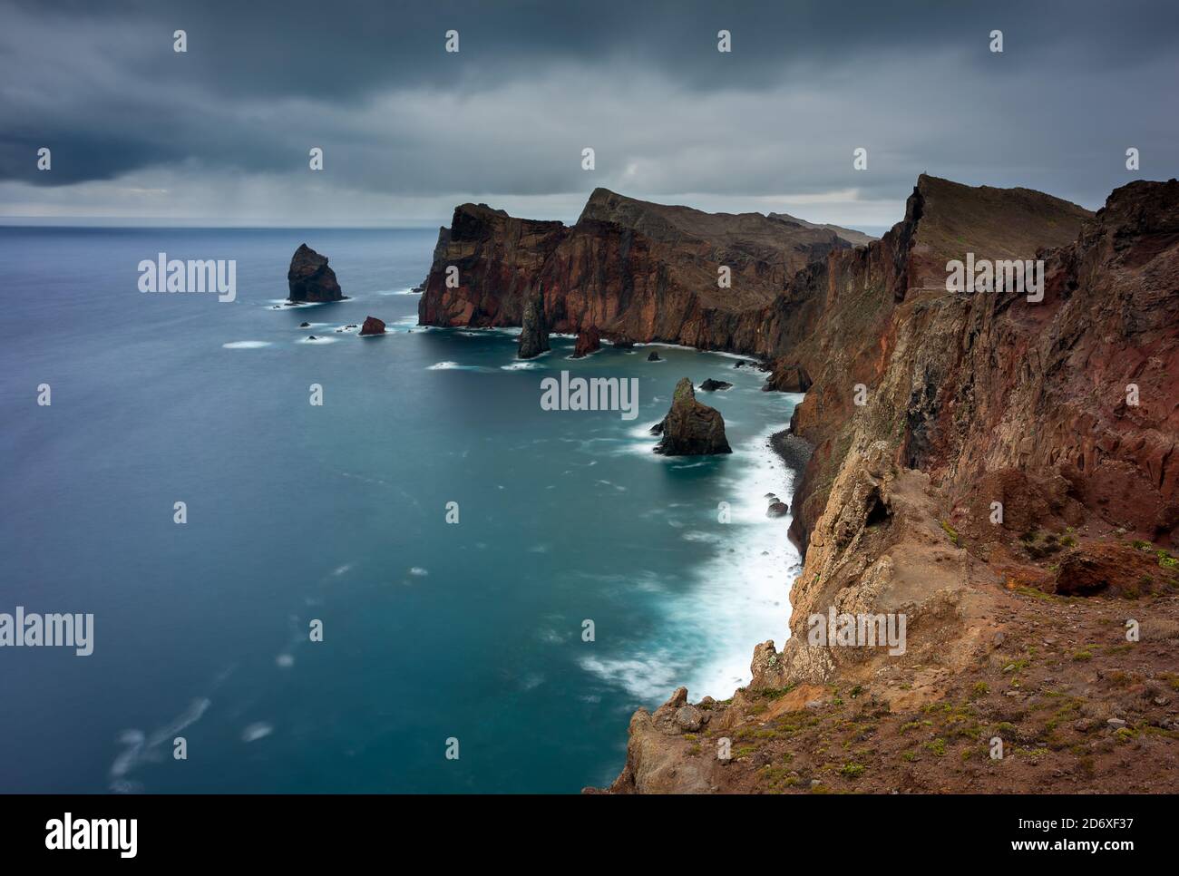 Ponta de Sao Lourenco, côte est de l'île de Madère. Banque D'Images