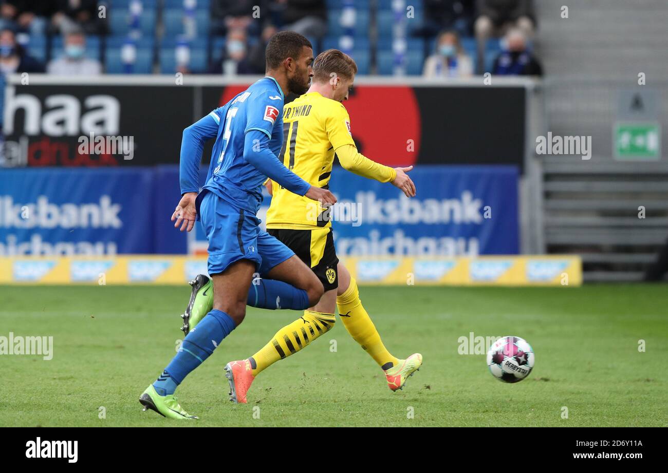 arco Reus de Borussia Dortmund marque le but de 0-1 pendant Le championnat allemand de football Bundesliga match entre TSG Hoffenheim et BVB Borussia D Banque D'Images