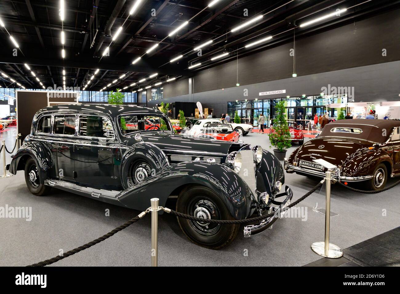 salzbourg, autriche, 17 octobre 2020, classic expo, exposition pour voitures d'époque, motos et véhicules, mercedes benz 770 limousine Banque D'Images