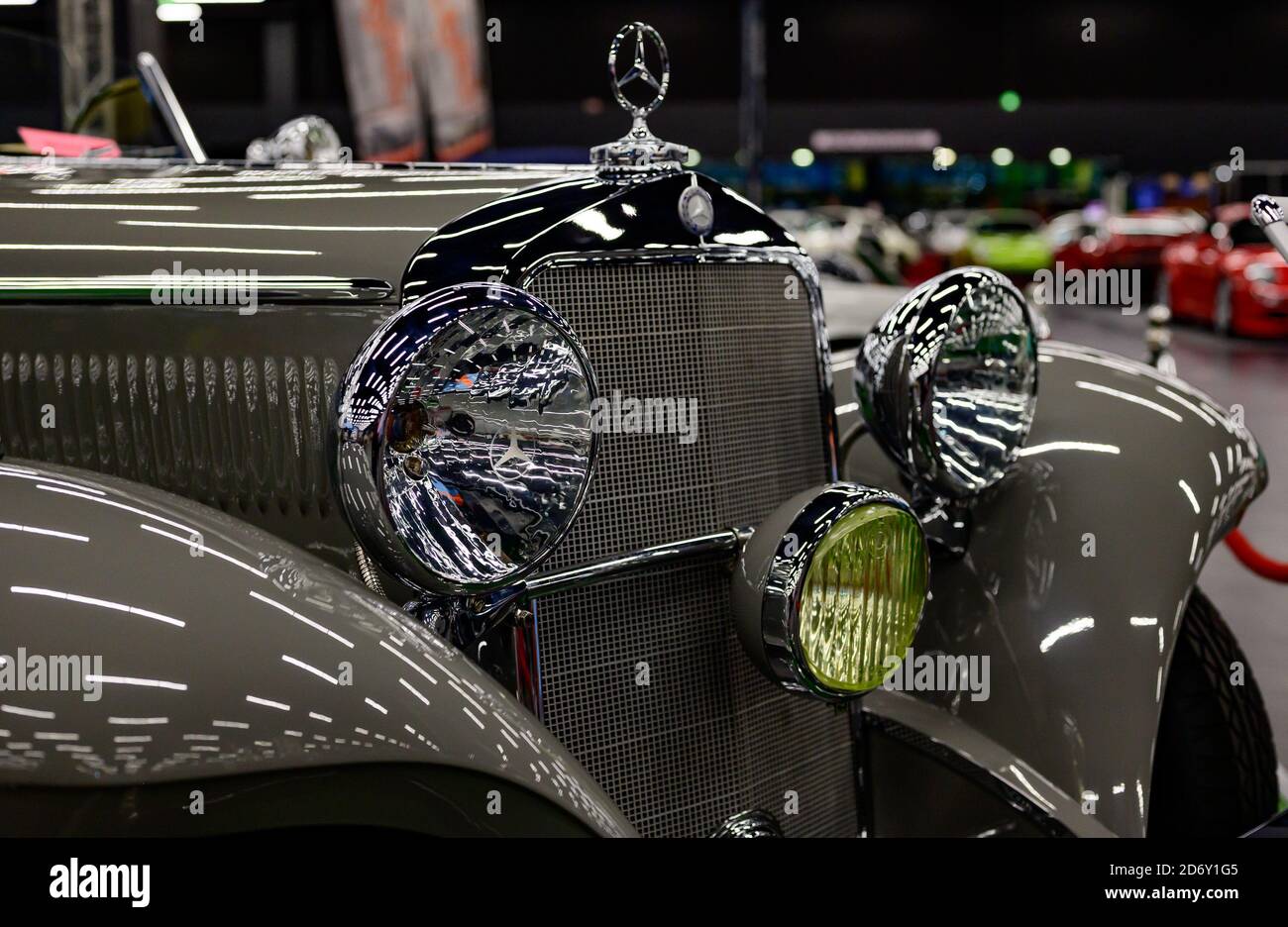 salzbourg, autriche, 17 octobre 2020, classic expo, exposition pour voitures d'époque, motos et véhicules , mercedes benz 770 limousine Banque D'Images