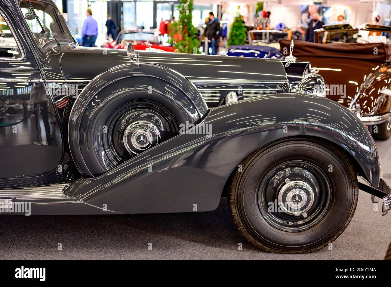 salzbourg, autriche, 17 octobre 2020, classic expo, exposition pour voitures d'époque, motos et véhicules, mercedes benz 770 limousine Banque D'Images