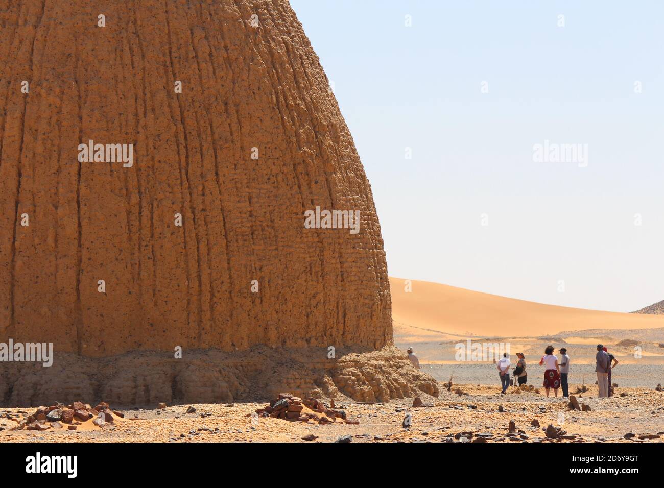 Qubbas dans le Vieux Dongola, Soudan Banque D'Images