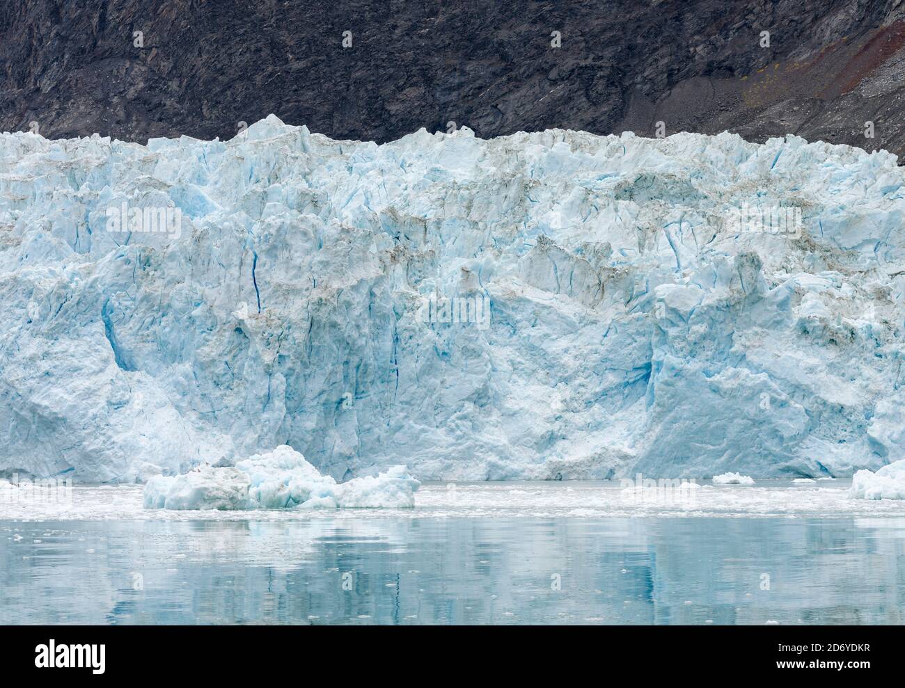 Le glacier Eqip (Eqip Sermia) dans l'ouest du Groenland. Amérique du Nord, Groenland, Danemark Banque D'Images