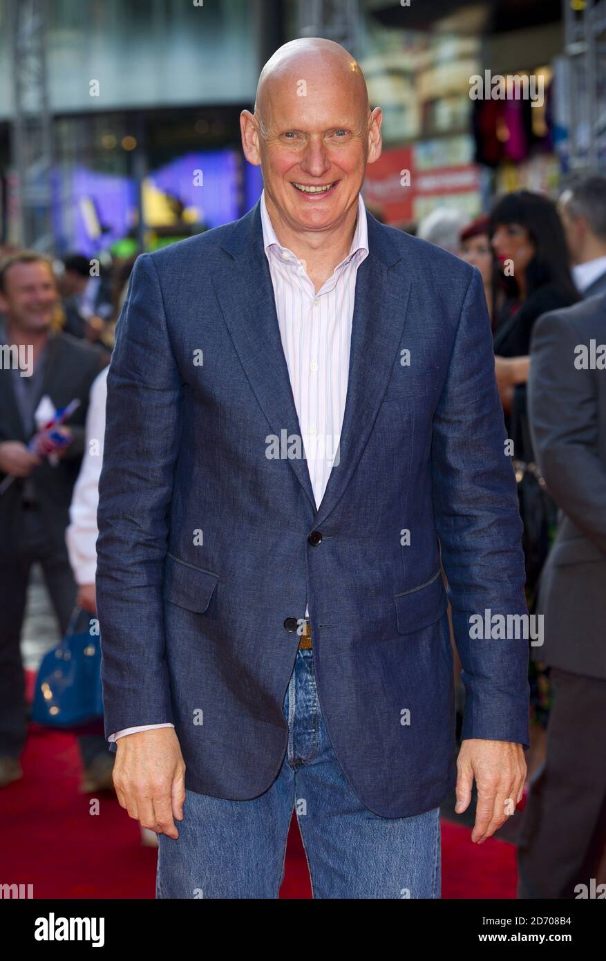 Duncan Goodhew arrive à la première des Chariots of Fire, au cinéma Empire de Leicester Square, Londres. Banque D'Images