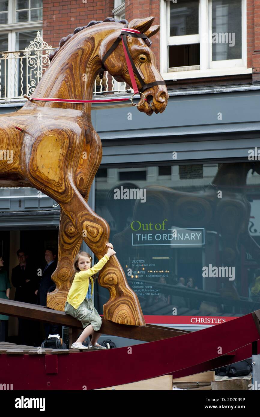 Cheval a sales bascule geant