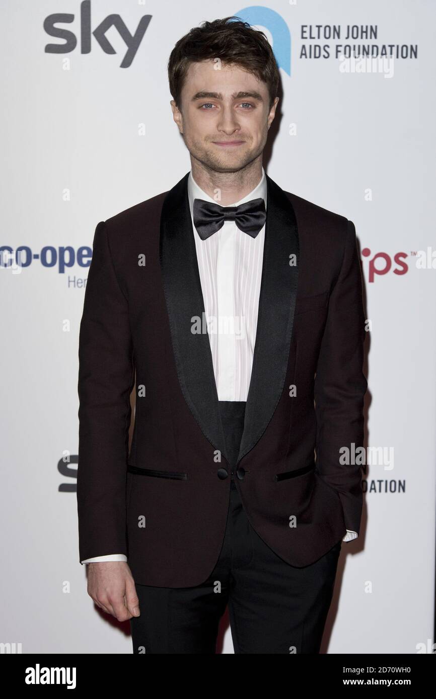 Daniel Radcliffe assistant aux 2013 attitudes Awards, qui se tiennent aux cours royales de justice du centre de Londres. Banque D'Images