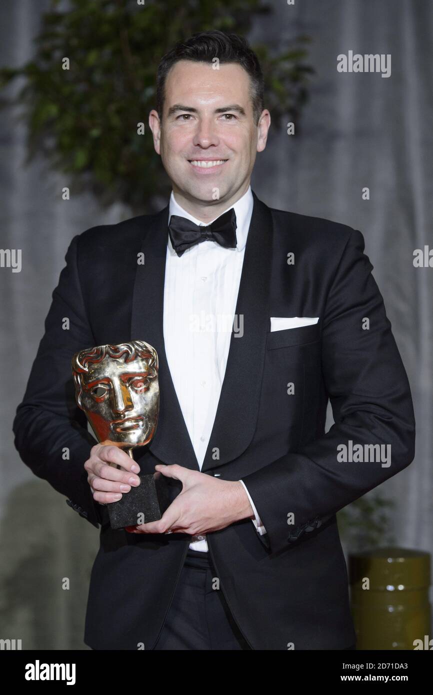 Stephen Beresford assiste à la soirée d'après-spectacle pour les EE British Academy film Awards au Grosvenor House Hotel dans le centre de Londres. Banque D'Images