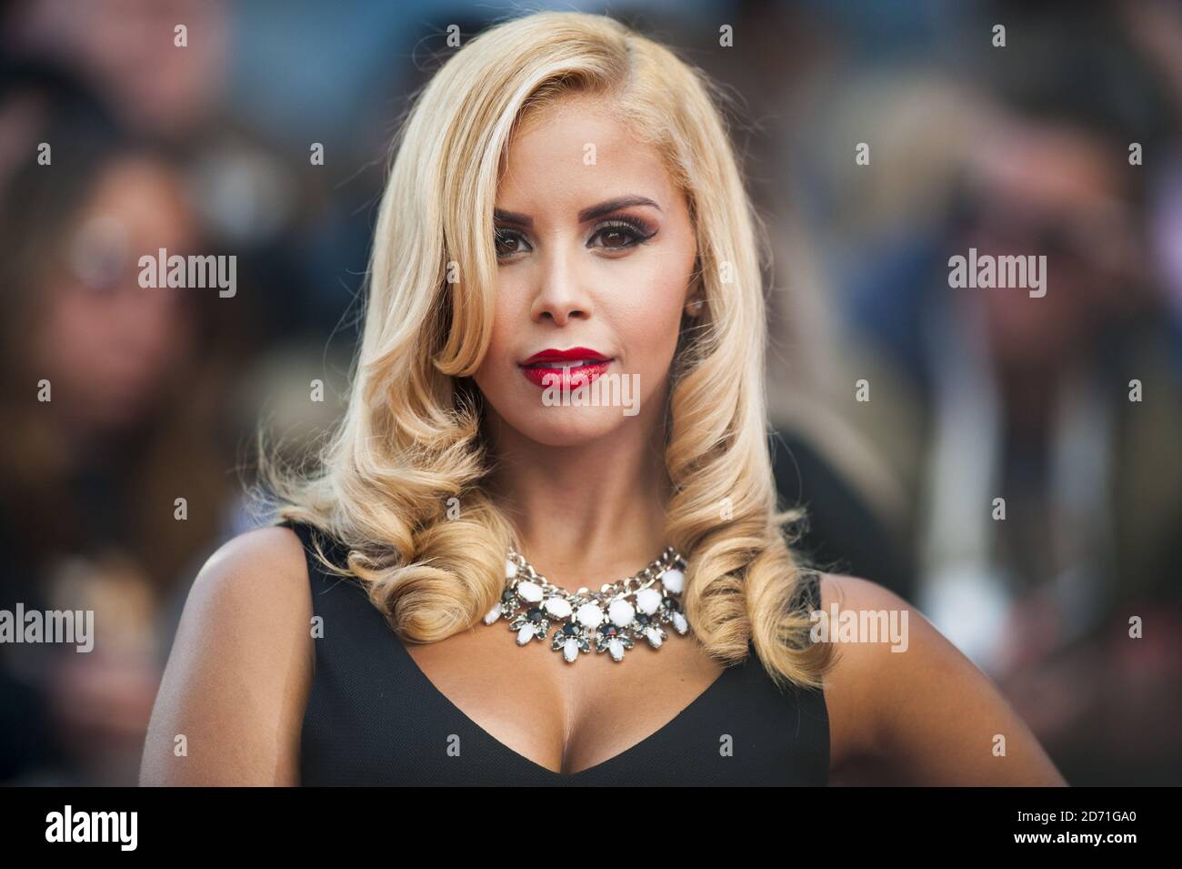 Shanie Ryan assiste à la première du film britannique de San Andreas au cinéma Odeon Leicester Square, Londres Banque D'Images