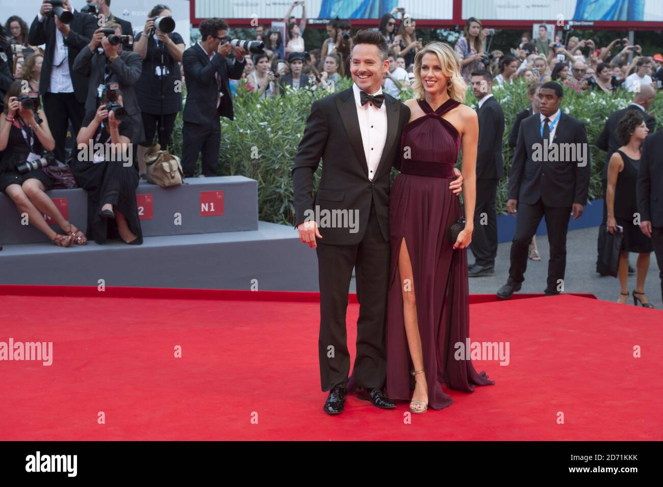 Scott Cooper participe à la première de la Black Mass, au 72e Festival du film de Venise, à Venise, en Italie. Banque D'Images