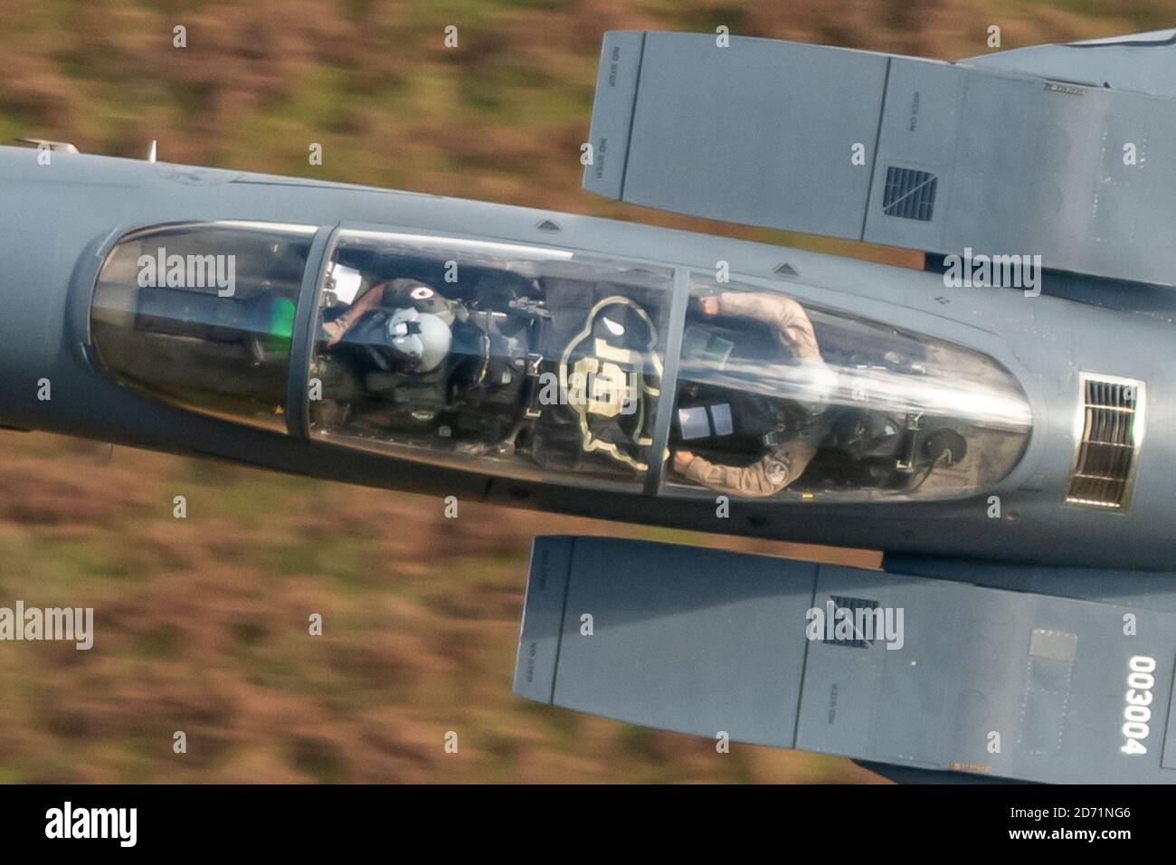 Aigle F15 en boucle Mach Banque D'Images