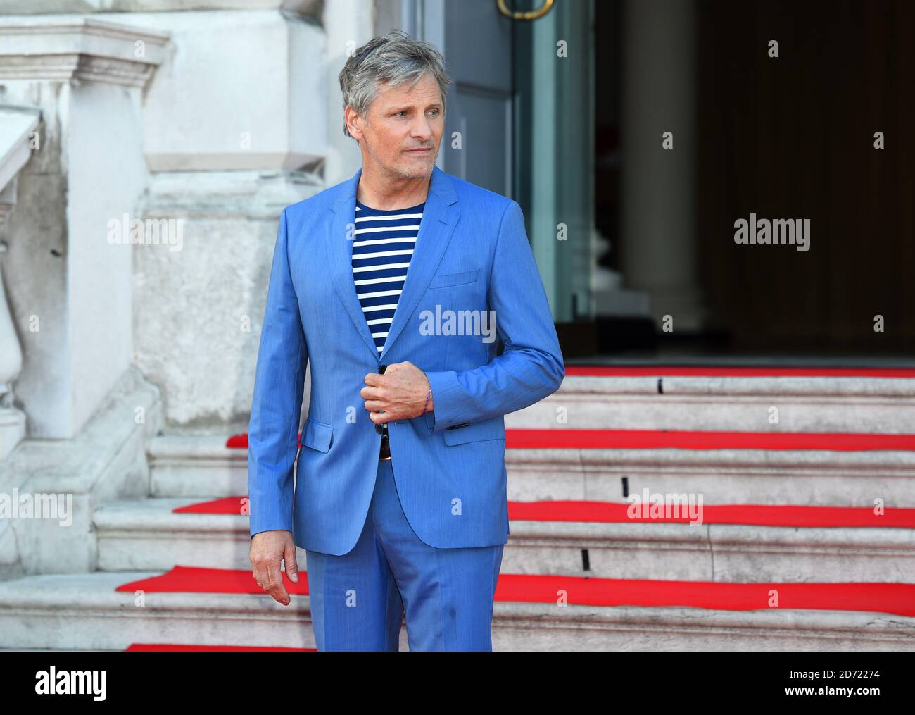 Viggo Mortensen assistant à la première pour Captain Fantastic, à Somerset House à Londres. (Crédit photo : Matt Crossick/EMPICS Entertainment) Banque D'Images