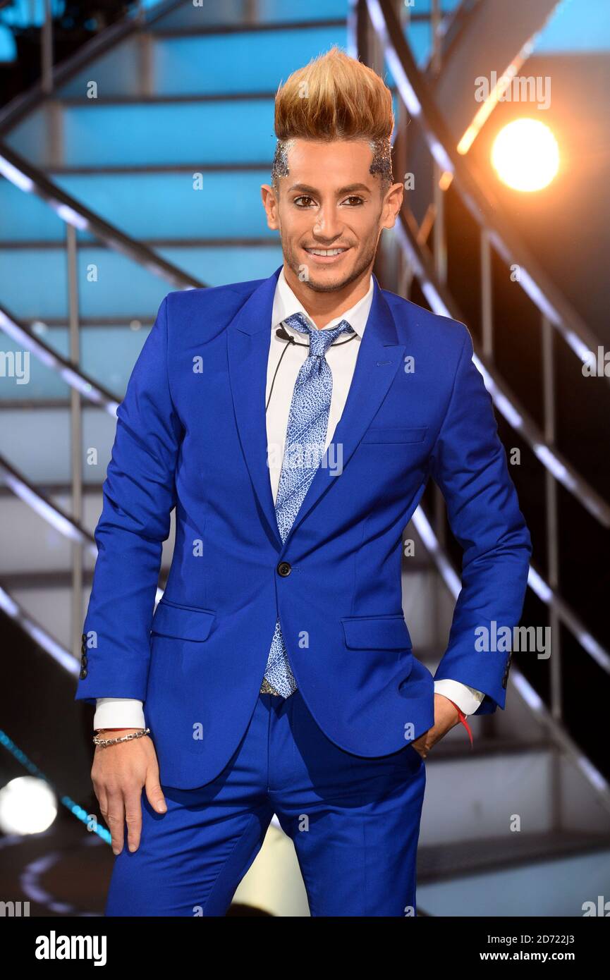 Frankie Grande est expulsé lors de la finale de Celebrity Big Brother 2016, à la maison de Big Brother à Elstree, Londres. Date de la photo : vendredi 26 août 2016. Le crédit photo devrait se lire: Matt Crossick/ EMPICS Entertainment. Banque D'Images