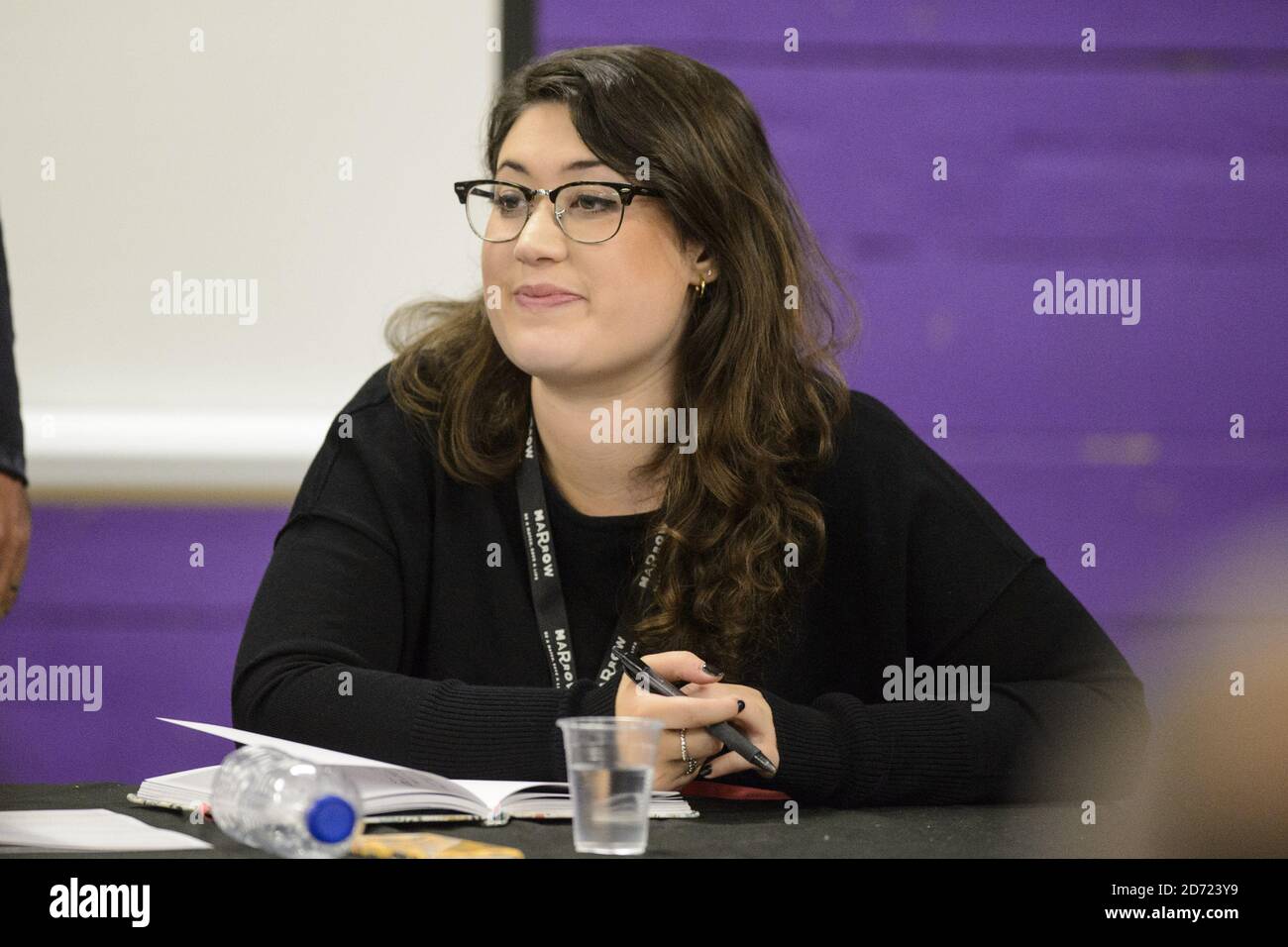 Rhea Wolfson, du NEC du Parti travailliste, parle de « construire une majorité progressive », un panel de discussion au World Transparite, au centre Black-E de Liverpool. L'événement marginal de 4 jours, organisé par Momentum, se tiendra parallèlement à la principale conférence du Parti travailliste. Date de la photo: Lundi 26 septembre 2016. Le crédit photo devrait se lire: Matt Crossick/ EMPICS Entertainment. Banque D'Images