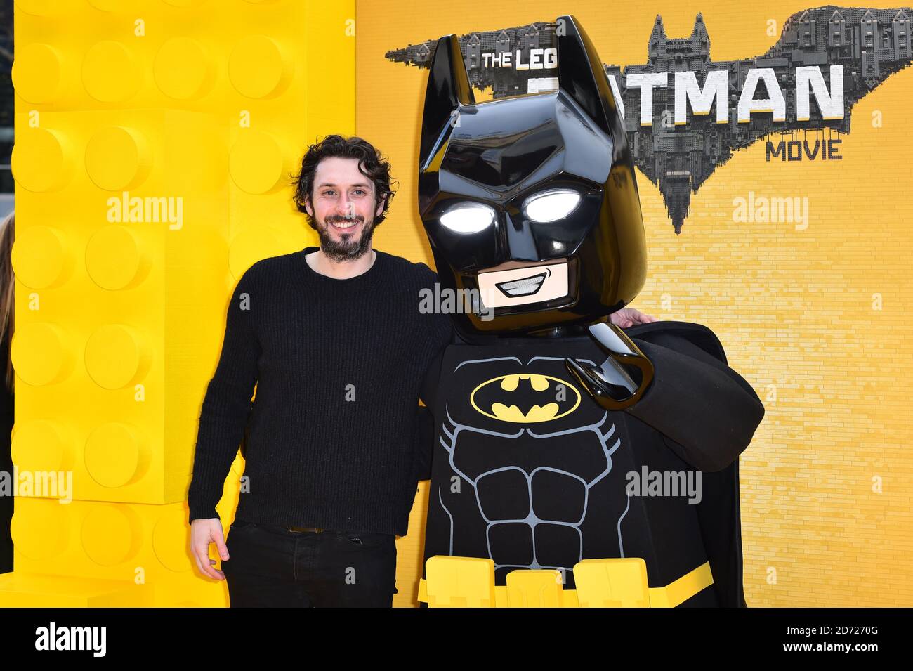Blake Harrison participe à une projection de gala du Lego Batman Movie, au cinéma Empire de Leicester Square, Londres. Date de la photo: Samedi 28 janvier 2016. Le crédit photo devrait se lire: Matt Crossick/ EMPICS Entertainment. Banque D'Images