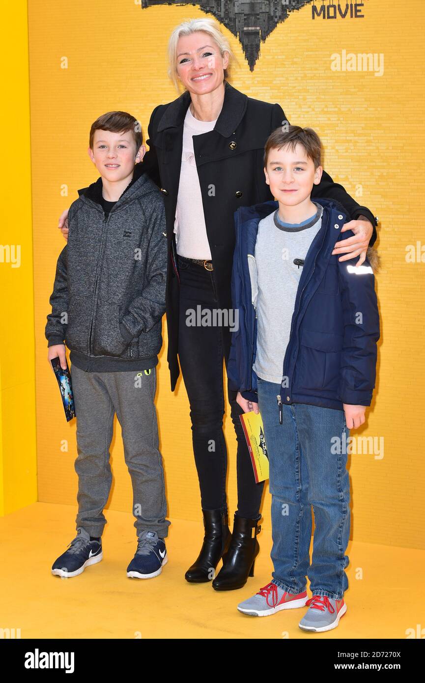 Nel McAndrew assiste à une projection de gala du film Lego Batman, au cinéma Empire de Leicester Square, Londres. Date de la photo: Samedi 28 janvier 2016. Le crédit photo devrait se lire: Matt Crossick/ EMPICS Entertainment. Banque D'Images