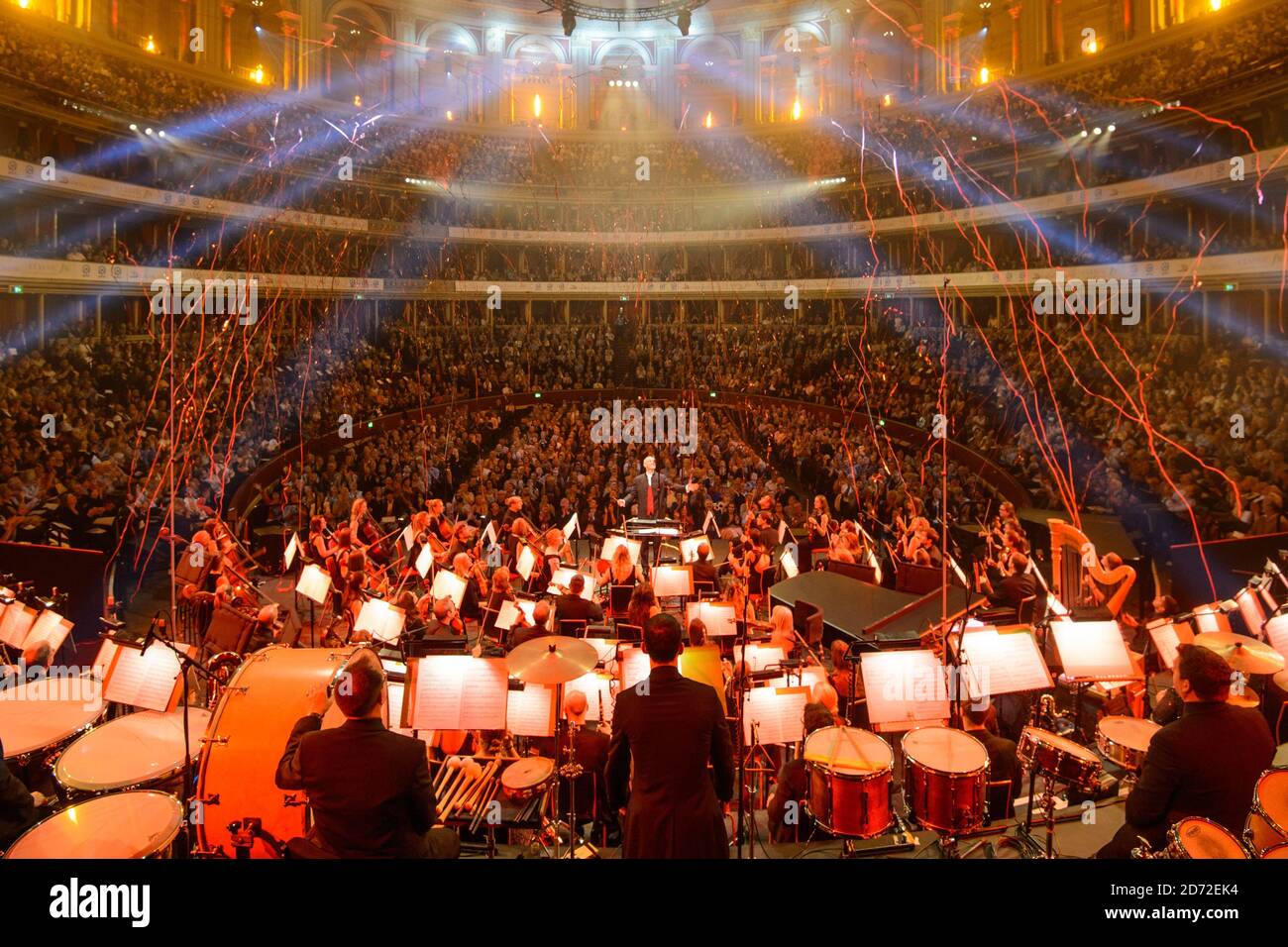 Le Bournemouth Symphony Orchestra, dirigé par Pete Harrison, se produit au Classic FM Live, au Royal Albert Hall de Londres. Le concert faisait partie des célébrations du 25e anniversaire de Classic FM. Date de la photo: Mardi 19 septembre 2017. Le crédit photo devrait se lire: Matt Crossick/ EMPICS Entertainment. Banque D'Images
