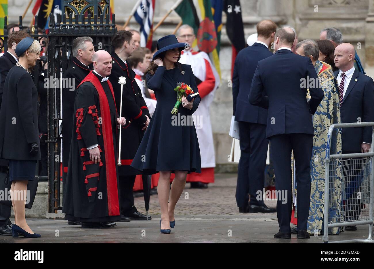 La duchesse de Cambridge assistant au Commonwealth Service à Westminster Abbey, Londres. Le crédit photo devrait se lire: Matt Crossick/EMPICS Entertainment Banque D'Images