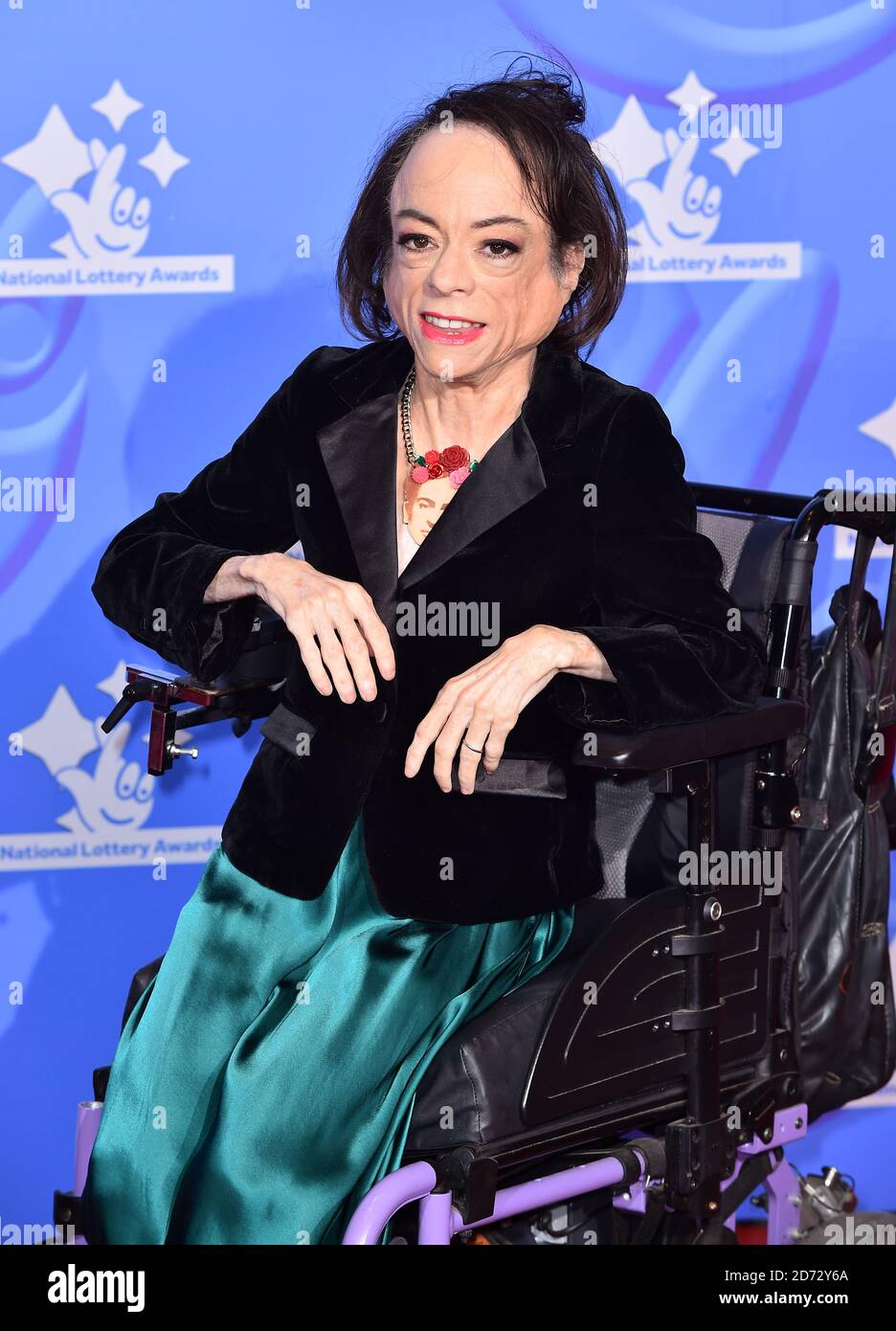 Liz Carr célébrant les grands gagnants de cette année, la remise des prix de la loterie nationale, la recherche de l'UK's favorite des projets financés par la loterie nationale. La remise des prix de la loterie nationale est sur BBC One à 22h45 le mercredi 26 septembre Banque D'Images